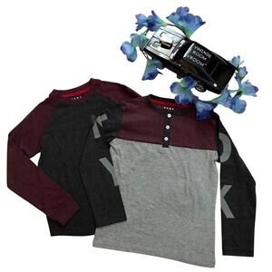 DKNY NWOT Long Sleeves Shirts Bundle Boys 6